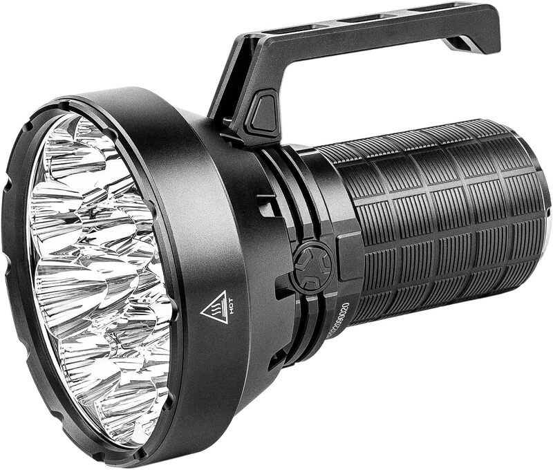 IMALENT SR16 Rechargeable Flashlight 55000 Lumens Super Bright Led Flashlight, with Cree XHP50.3 HI LEDs Waterproof Spotlight Flashlight Long Beam 1715 Meters for Emergency