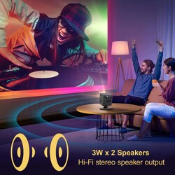 BYINTEK P19 3D Cinema Home Theater 1080P Smart Android WIFI Projector