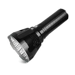 Imalent 100000 Lumens 8 Modes High Brightness LED Flashlight, MS18, Black