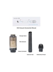 KiCA Jet Fan 2 Compressed Air Duster Blower Grey