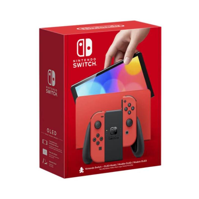 Nintendo Switch  OLED Model Mario Red