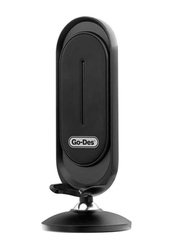 Go-Des Double Support Magnetic Holder for Smartphones, Black