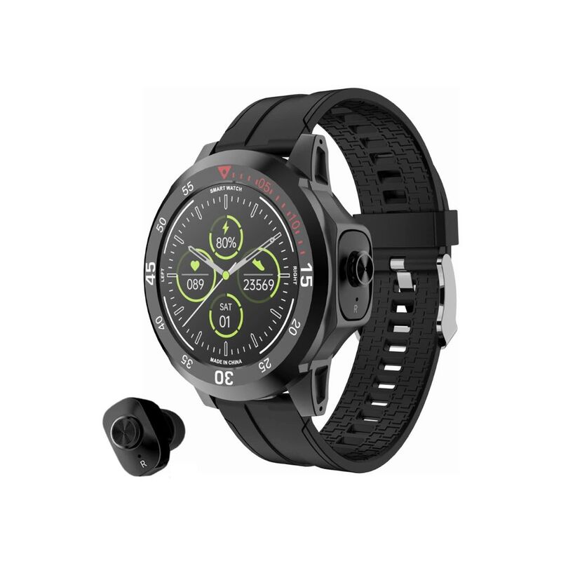 2 in 1 Smart Watch with Earbuds Sport Fitness Watch