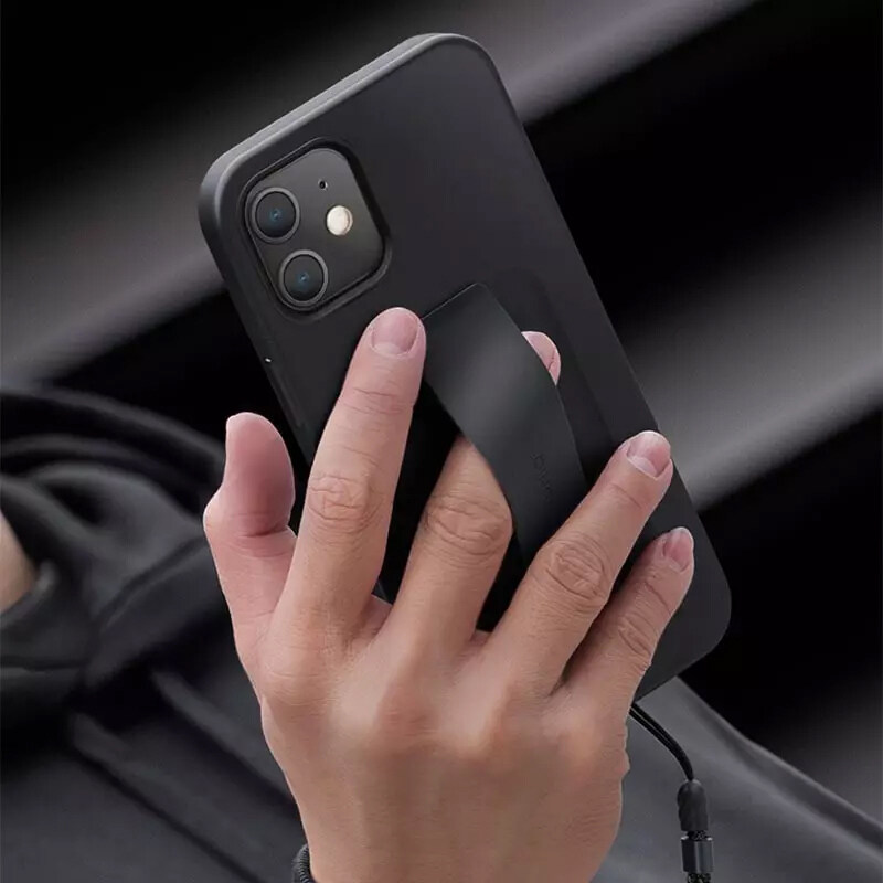 

Generic Heldro Apple iPhone 13 Back Mobile Phone Case Cover with Grip, Black