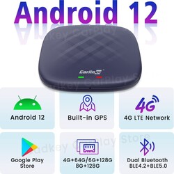 CarlinKit BOX AI Box Android Wireless CarPlay System 8 and 128GB