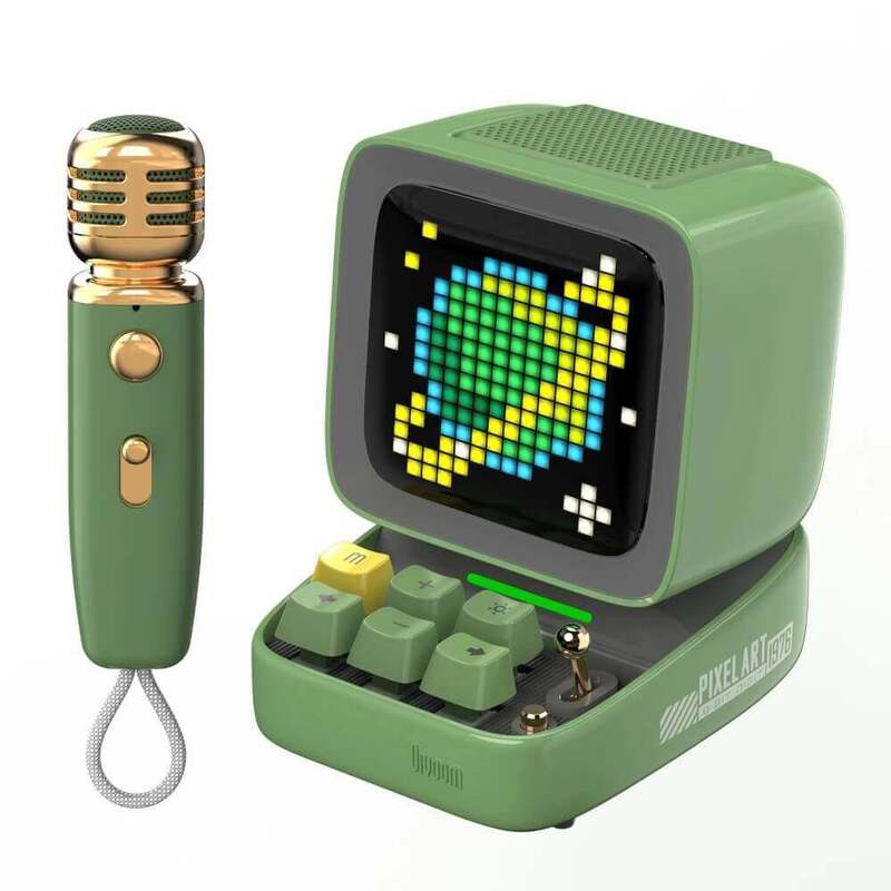 

Divoom Ditoo-Mic Retro Pixel Art Game Bluetooth Speaker Microphone Karaoke Function