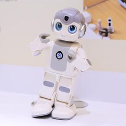 Robert Dancing Robot AI Speaker with AI Camera , Alarm Clock , AI Program