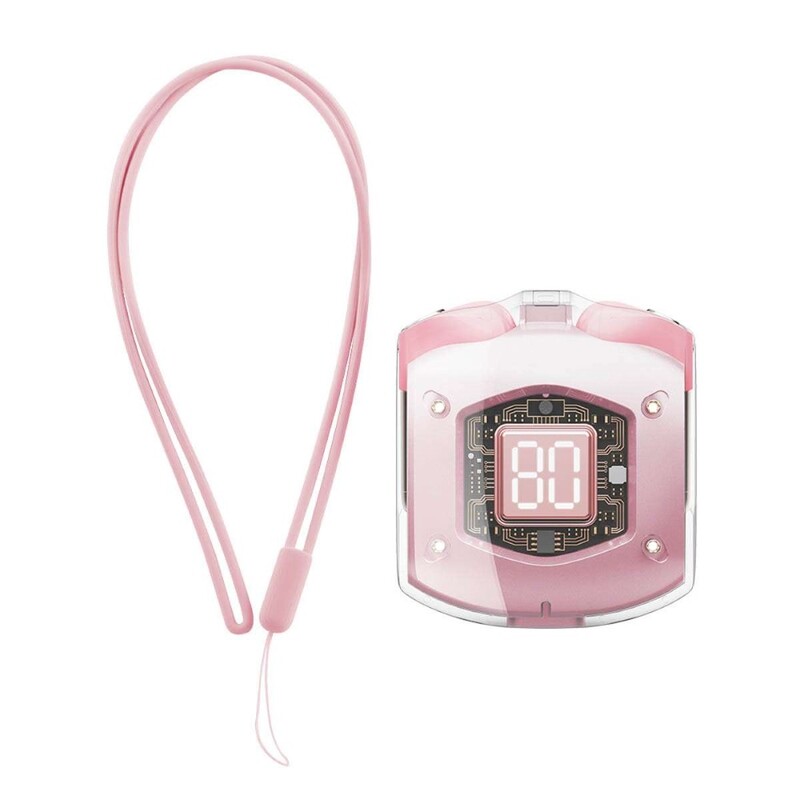 Rock Air Bubble TWS Headphone Pink