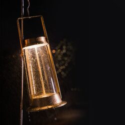 Tubicen LED Portable Camping Lantern, Gold