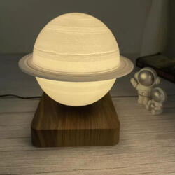 Levitating Saturn Lamp  Floating Planet Night Light For Home and Office Decor
