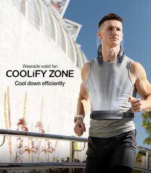 Torras Coolify Zone Wearable Waist Fan with Heat absorbing