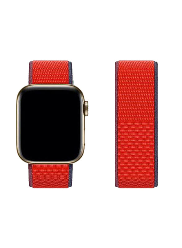 Wrist Sport Loop Strap for Apple Watch 42/44mm, Red