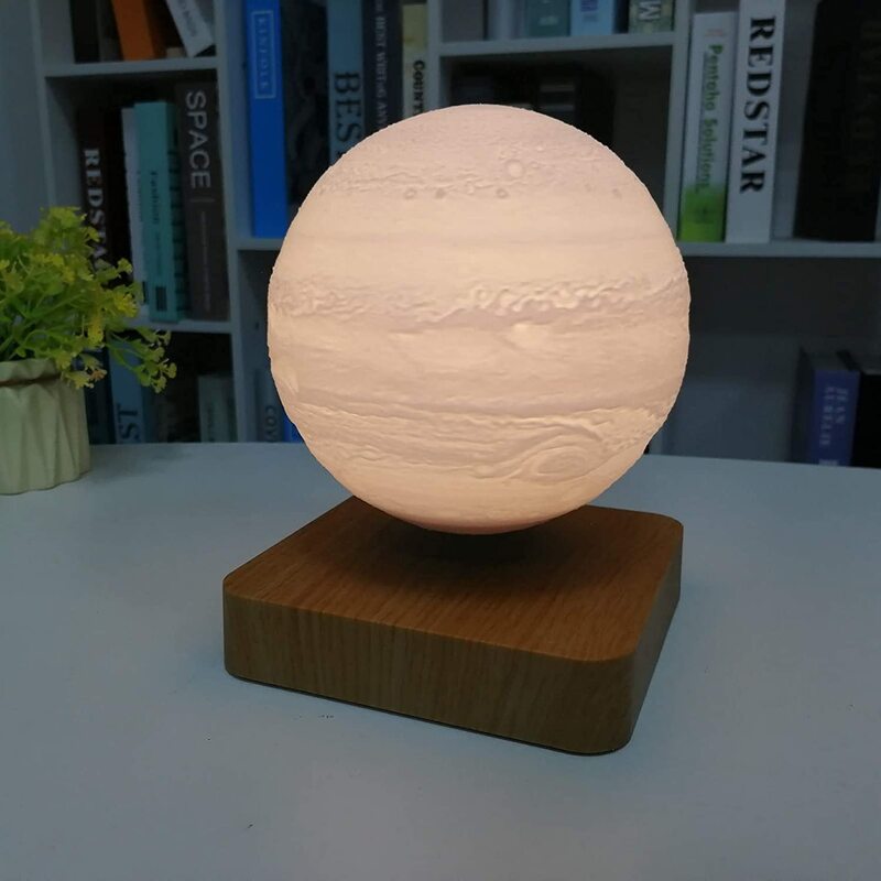 CustomyLife 5.5-inch Floating LED Night Moon Lamp, White