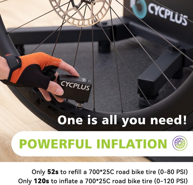 Cycplus AS2 Pro Mini Bicycle Tire Inflator