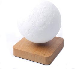 Xmking 3D Printing Globe Levitating Moon Lamp, White