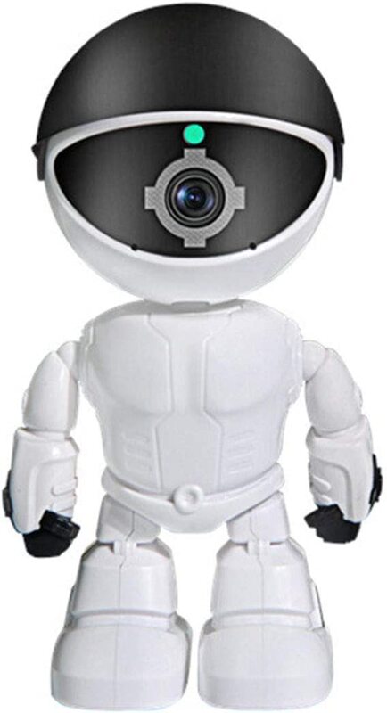 Wldoca 1080P Robot Intelligent Auto Tracking Wireless Camera, White