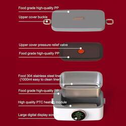 Self Heating Rechargeable Lunch Box with 5 Gear Heating Function