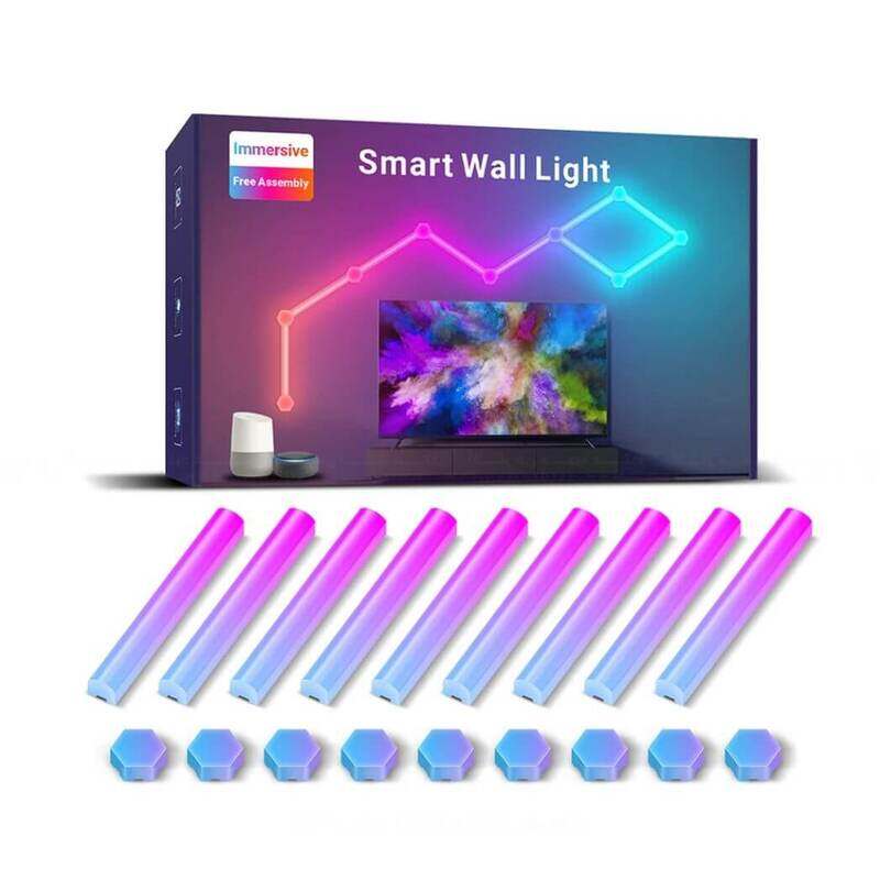 

Generic Smart Wall Light LED Light Bars 3D Hexagon Lights with Alexa