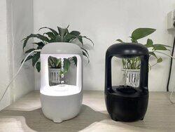 Mist Air Humidifier with Anti-gravity Water Drop for Bedroom, 500ml, White