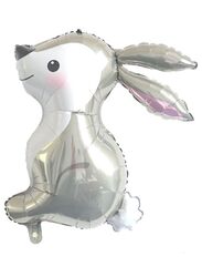 1 pc Birthday Party Balloons Large Size Rabbit Foil Balloon Adult & Kids Party Theme Decorations for Birthday, Anniversary, Baby Shower