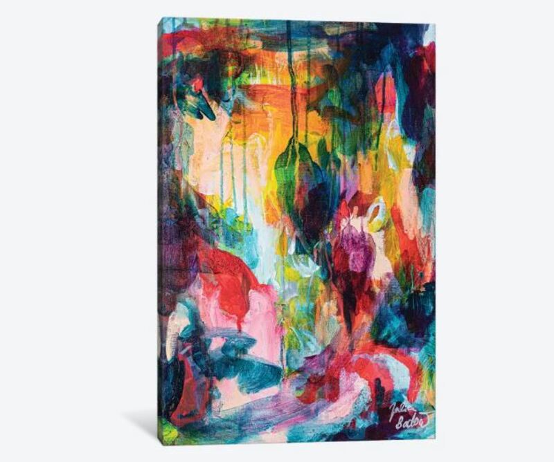 Beautiful Abstract Wall Decor Wooden frame:(2.7cm thick, Pine) ,pure cotton canvas,100% hand-painted, For Home and Office Decor