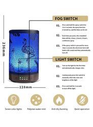 Essential Oil Diffuser With 120 Ml Capacity. Metal Aromatherapy Diffuser With Auto Shut Off Protection, Waterless, 7 Selectable Led Colors, for Home, Office, Spa, Fairy