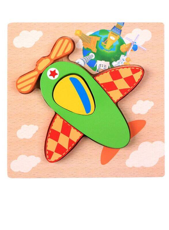 Wooden Puzzles for Kids Boys and Girls Pets Set Plane