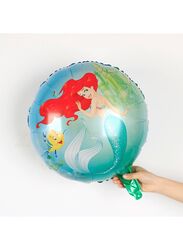 1 pc 18 Inch Birthday Party Balloons Large Size Little Mermaid Foil Balloon Adult & Kids Party Theme Decorations for Birthday, Anniversary, Baby Shower