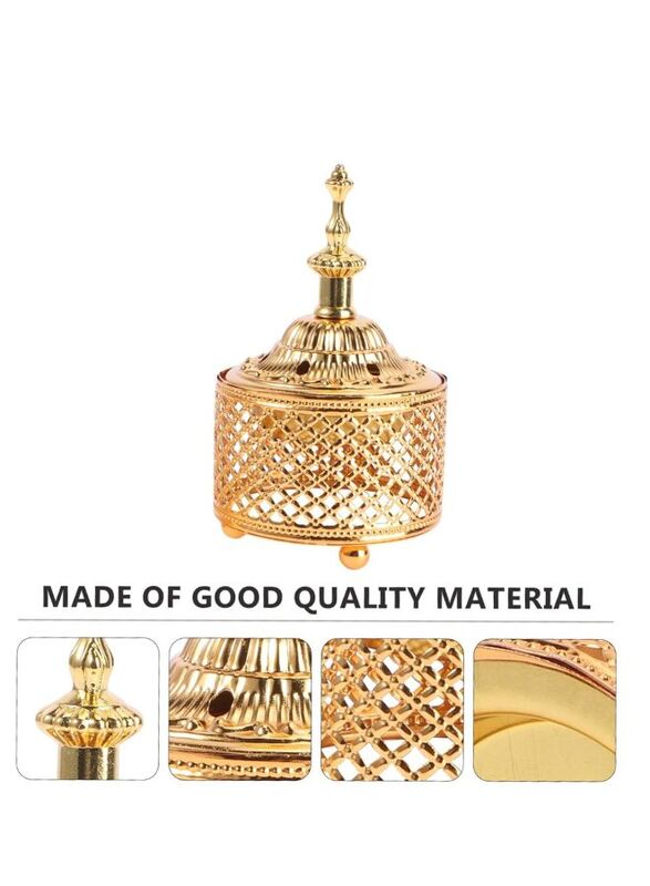 Golden Incense Portable Burner , Aroma Diffuser for Home and Office