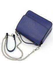 Sturdy and Classy Blue Leather Handbag - Stylish and Durable