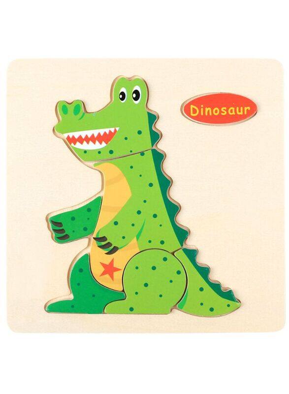 Wooden Puzzles for Kids Boys and Girls Animals Set Dinosaur