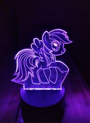 Multi-color Pony 3D LED Night Lamp, USB Desk Lamp, 16 Color with remote control Bedroom Table Lamp, Home Decor Light Gifts