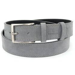 Upgrade Your Look with R RONCATO Grey Suede Leather Belt - A Timeless Accessory for Every Occasion, 120cm