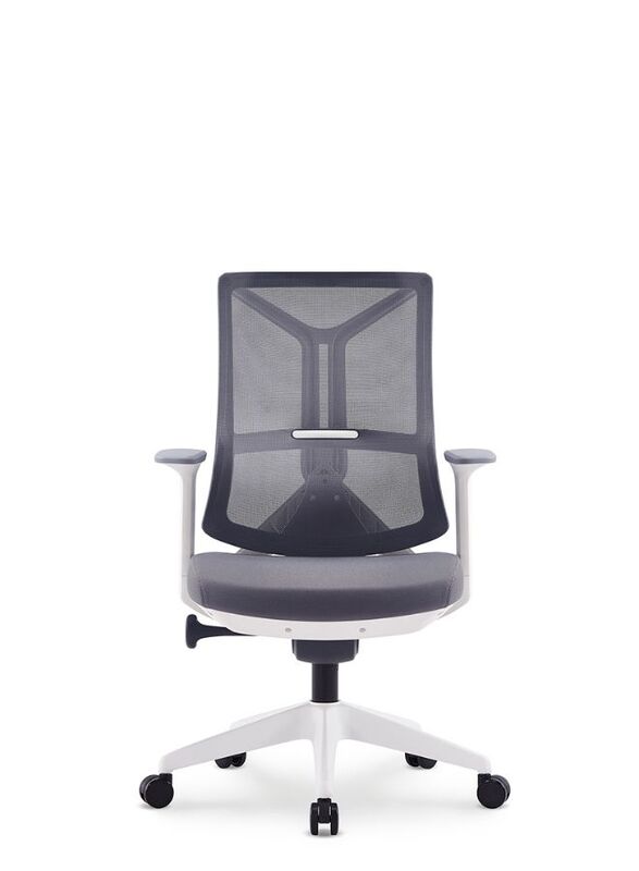 Modern Ergonomic Office Chair Without Headrest for Office, Home Office and Shops, Medium Back, Grey