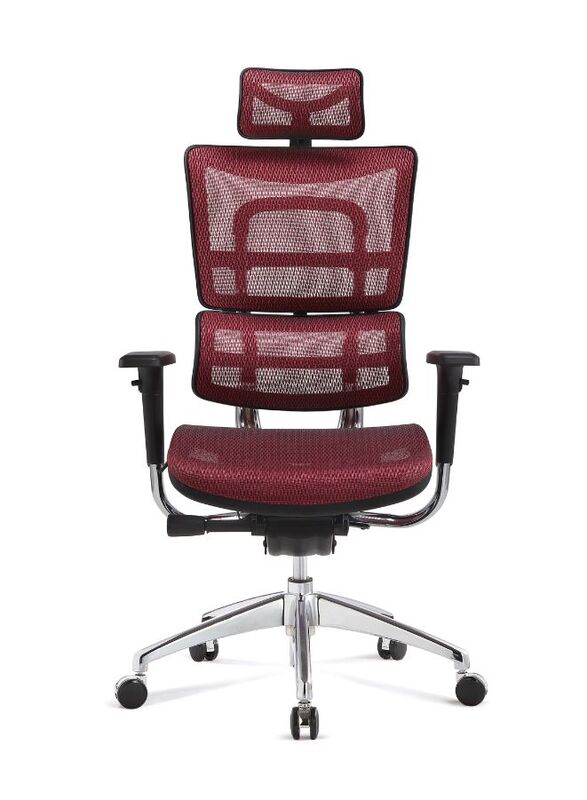 Ergonomic High Back Office Chair with Adjustable Height, Headrest and Armrest for Office Executives and Home Use