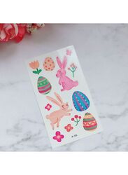 10 Sheet Easter Tattoo Stickers Cartoon Rabbit Temporary Tattoo Sticker Kids Children Adult Rabbit Bunny Easter Egg Stickers