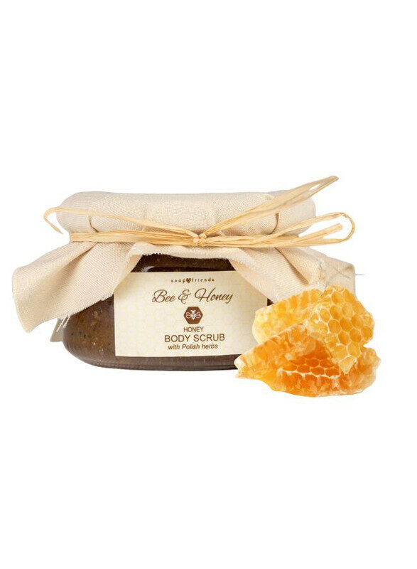 

Soap&Friends Body Scrub - Exfoliating Scrub with Bee and Honey and Polish Herbs, 200 ml