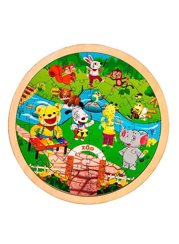 Large Piece Puzzles for Kids Children Wooden Puzzle 64 Pieces Educational Cartoon Puzzle Game Kids Toys Animals