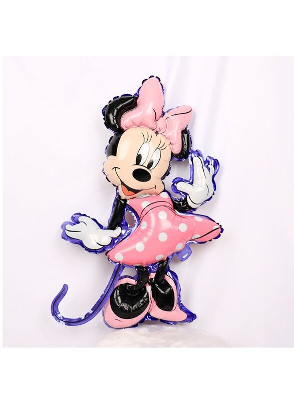 1 pc Birthday Party Balloons Large Size Minnie Mouse Character Foil Balloon Adult & Kids Party Theme Decorations for Birthday, Anniversary, Baby Shower