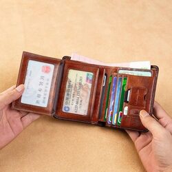 Timeless Leather Wallet for Men - A Must-Have Accessory, Brown