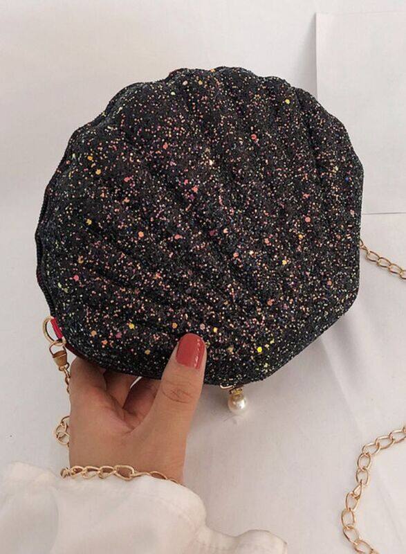 Captivating Shell-Shaped Women's Clutch ,Vintage Glitter Evening Bags for Unforgettable Party Elegance