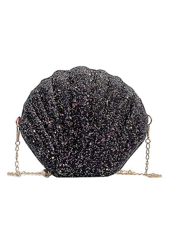 Captivating Shell-Shaped Women's Clutch ,Vintage Glitter Evening Bags for Unforgettable Party Elegance