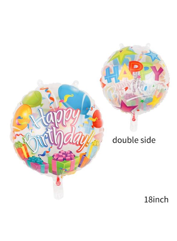 1 pc 18 Inch Birthday Party Balloons Large Size Happy Birthday Foil Balloon Adult & Kids Party Theme Decorations for Birthday, Anniversary, Baby Shower