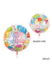 1 pc 18 Inch Birthday Party Balloons Large Size Happy Birthday Foil Balloon Adult & Kids Party Theme Decorations for Birthday, Anniversary, Baby Shower