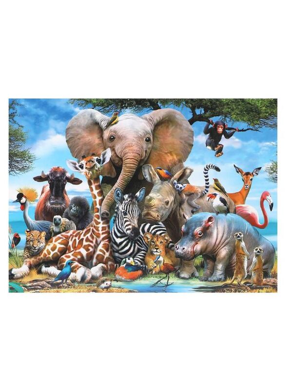 1000 Piece Animal World Jigsaw Puzzle with Unique Artwork for Kids And Adults