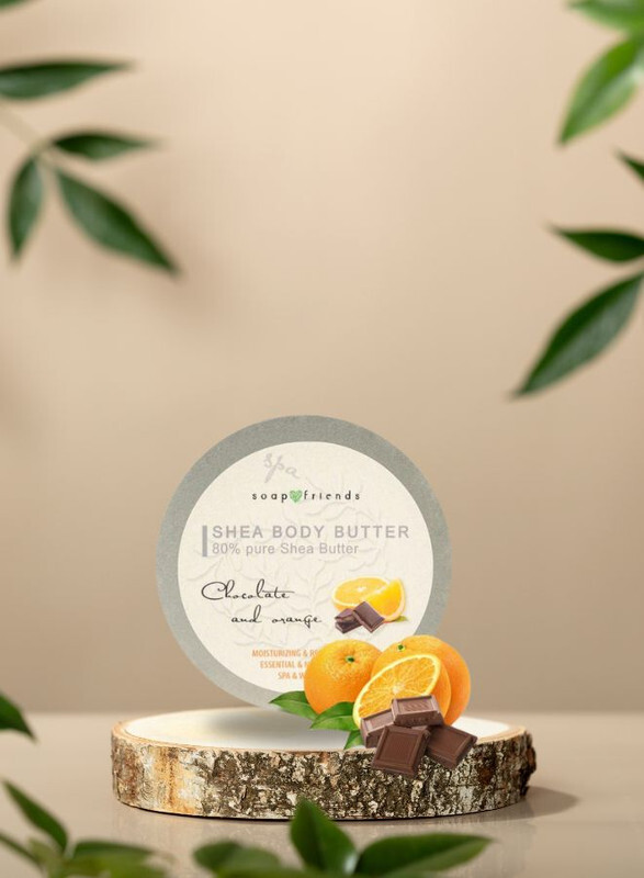 Soap&Friends Orange with Chocolate 80% Shea Butter Moisturizer with Avocado Oil - 50 ml