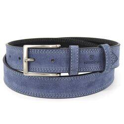 Upgrade Your Look with R RONCATO Jeans Suede Leather Belt - A Timeless Accessory for Every Occasion, 115cm