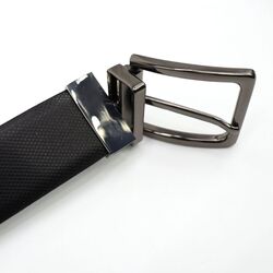 Men's calf leather belt made in Italy, A Versatile Accessory for Any Occasion, Black, 125cm