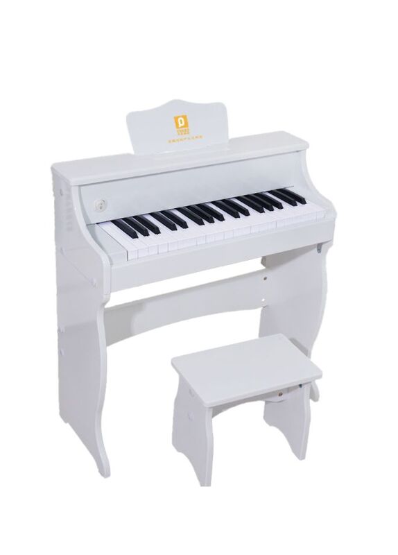 Digital 37 Key Wooden Piano for Kids - Educational Toy with Interactive Features