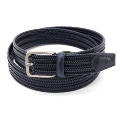 Make a Style Statement with R RONCATO Blue Leather Belt - The Perfect Accessory for Any Outfit, 125cm